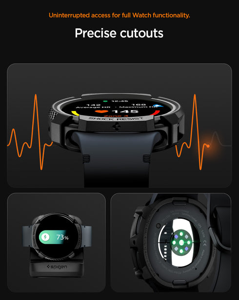 Spigen Galaxy Watch 8 (44mm) Case Rugged Armor